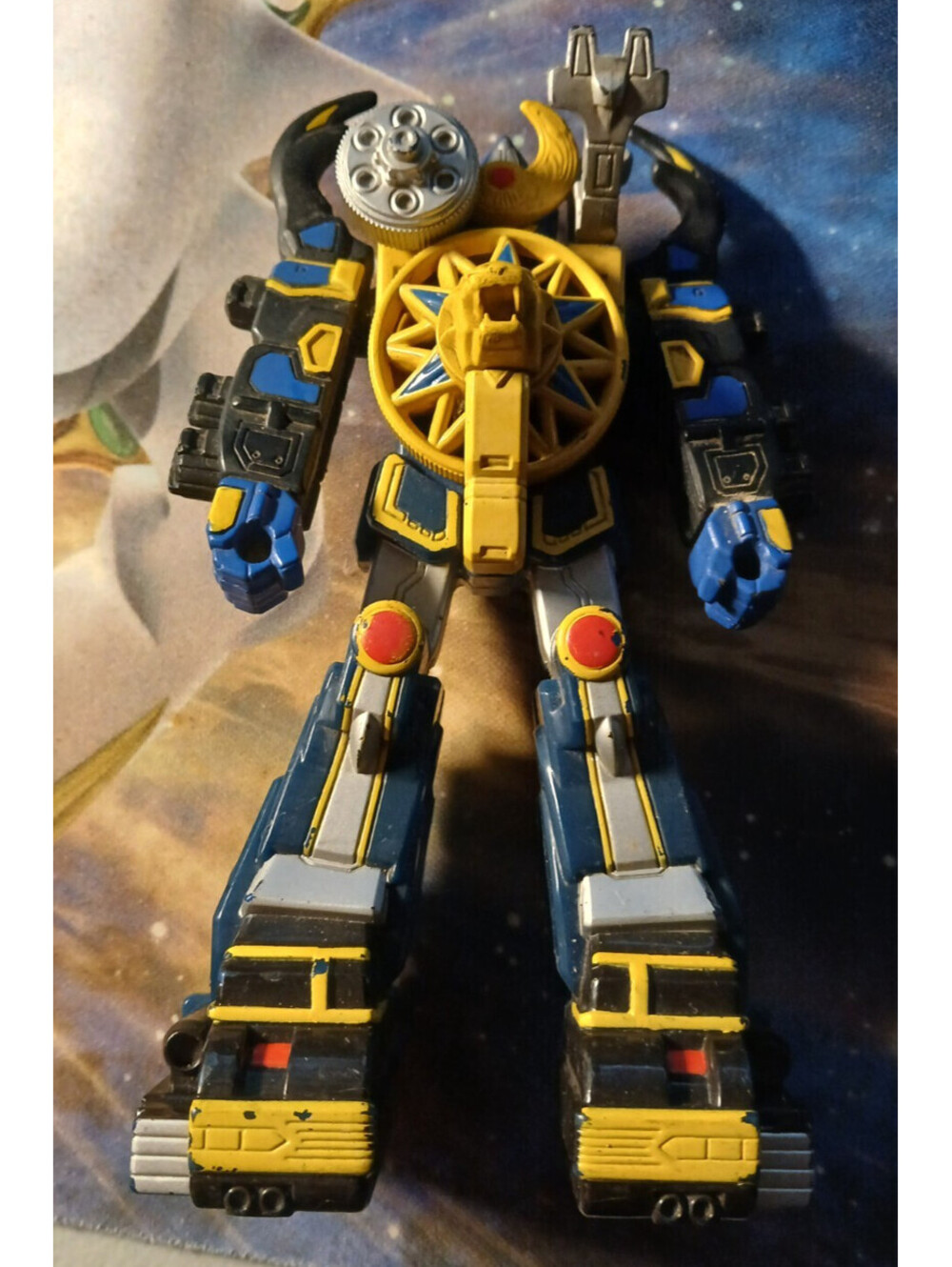 2002 Bandai Power Rangers Ninja Storm Thunderstorm Megazord Zord 6"